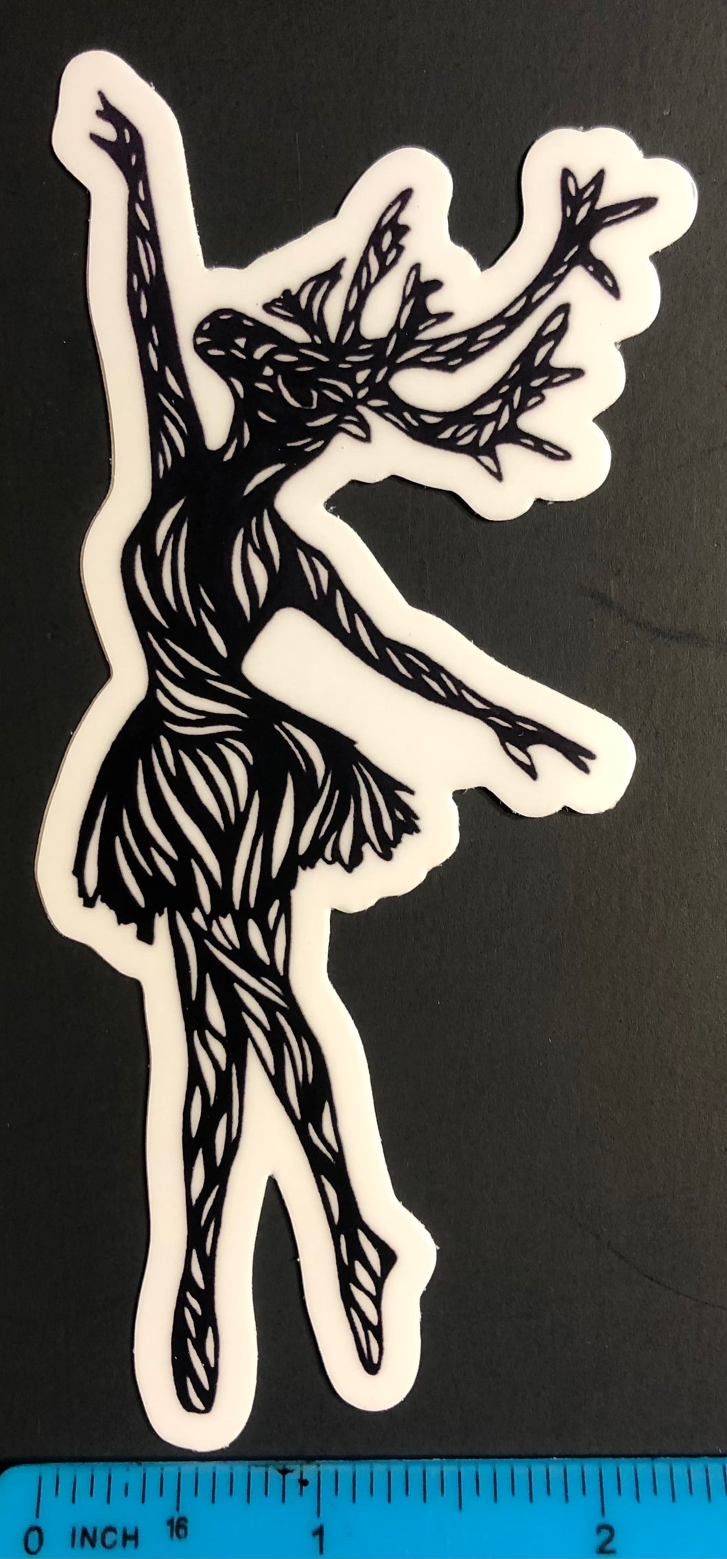 Caribou Ballerina Sticker
