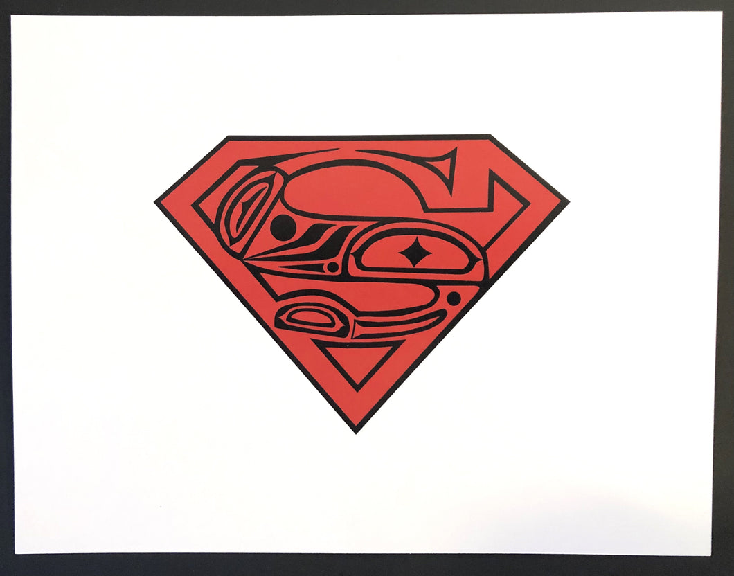 Tlingitized Superman Print