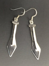 Silver Paddle Earrings
