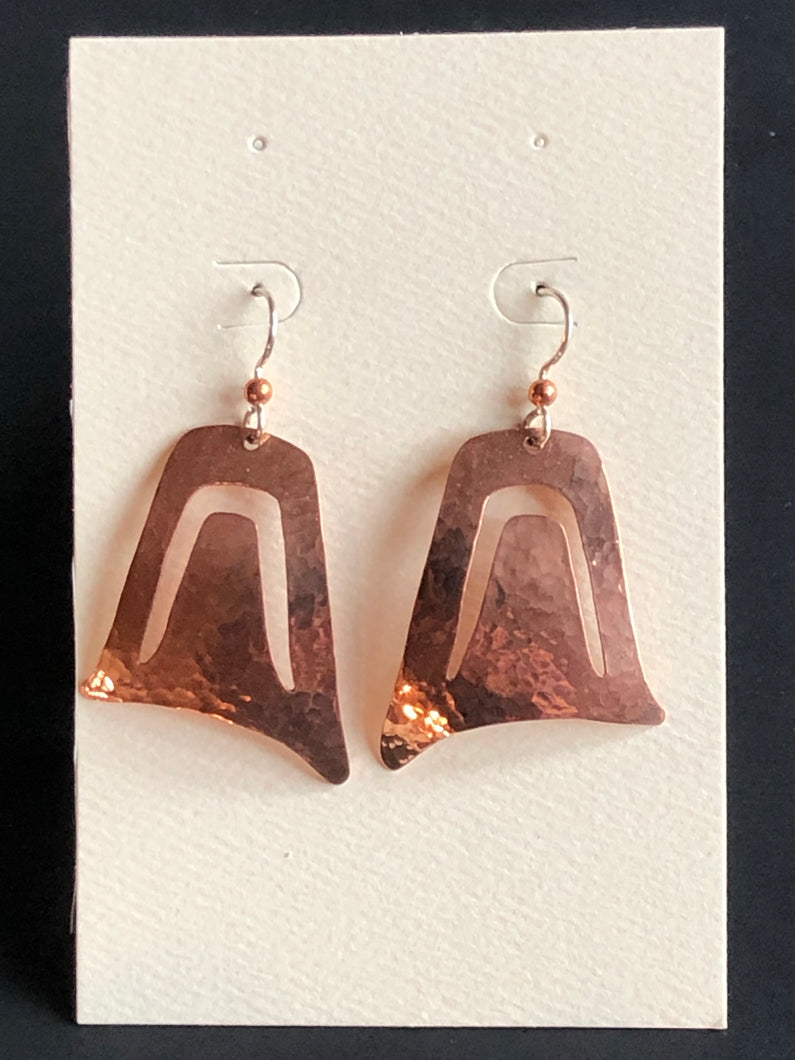 Copper Earrings - Wolf Ears