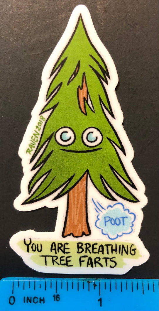 Tree Farts Sticker